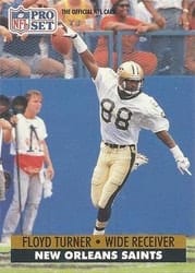 1991 Pro Set Base Set Floyd Turner #839 card