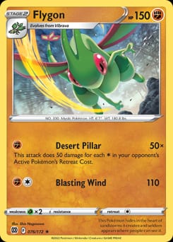 Brilliant Stars Flygon #76 card
