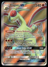 2019 Cosmic Eclipse Flygon-GX #218 card