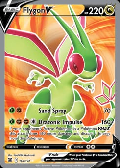 Brilliant Stars Flygon V #164 card
