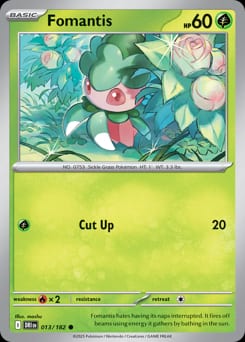Destined Rivals Fomantis #13 card