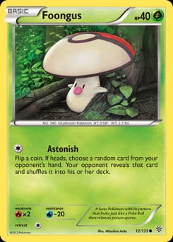 Plasma Storm Foongus #12 card