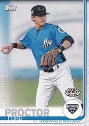 2019 Topps Pro Debut Base Set Ford Proctor #179 card