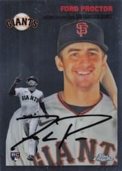 2023 Topps Chrome Platinum Anniversary Base Set Ford Proctor #169 card