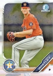 2019 Bowman Chrome Prospects Forrest Whitley #BCP-52 card