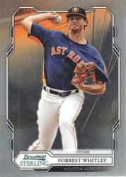 2019 Bowman Sterling Base Set Forrest Whitley #BPR-49 card