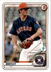 2020 Bowman 1st Edition Base Set Forrest Whitley #BFE-70 card