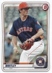 2020 Bowman Prospects Forrest Whitley #BP-70 card