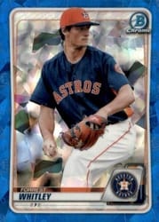 2020 Bowman Sapphire Edition Base Set Forrest Whitley #BCP-70 card