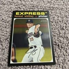 2020 Topps Heritage Minor League Forrest Whitley #110 card
