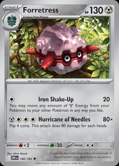 2025 Destined Rivals Forretress #140 card