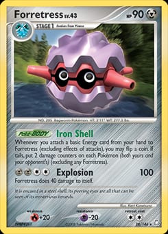 2008 Legends Awakened Forretress #28 card