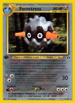 Neo Discovery Forretress #21 card