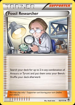 2014 Furious Fists Fossil Researcher #92 card