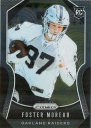 2019 Panini Prizm Base Set Foster Moreau #372 card