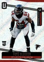 2019 Panini Unparalleled Base Set Foye Oluokun #137 card