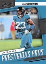 2024 Panini Prestige Prestigious Pros Foye Oluokun #PP-FON card
