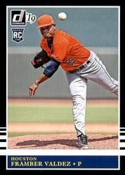 2019 Donruss Base Set Framber Valdez #231 card
