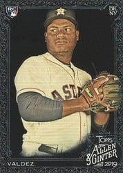 2019 Topps Allen & Ginter X Base Set Framber Valdez #210 card