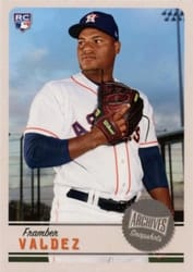 2019 Topps Archives Snapshots Base Set Framber Valdez #AS-FV card