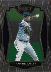 2021 Panini Select Base Set Framber Valdez #114 card