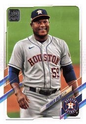 2021 Topps Base Set Framber Valdez #514 card