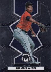 2022 Panini Mosaic Base Set Framber Valdez #34 card