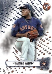 2023 Topps Pristine Base Set Framber Valdez #153 card