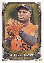 2024 Topps Allen & Ginter Base Set Framber Valdez #184 card