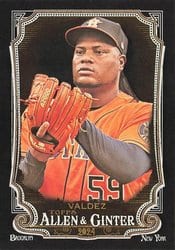 2024 Topps Allen & Ginter X Base Set Framber Valdez #184 card