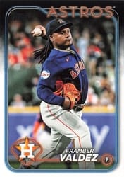 2024 Topps Base Set Framber Valdez #220 card