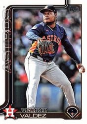 2025 Topps Base Set Framber Valdez #544 card