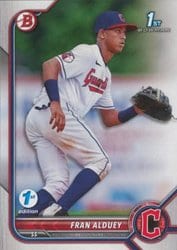 2022 Bowman 1st Edition Base Set Fran Alduey #BPPF-39 card