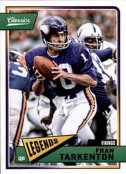 2018 Panini Classics Base Set Fran Tarkenton #152 card