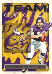 2022 Panini Origins Team Origins Fran Tarkenton #TO-7 card