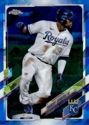 2021 Topps Chrome Sapphire Edition Base Set Franchy Cordero #648 card