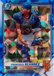 2021 Bowman Sapphire Edition Base Set Francisco Alvarez #BCP-53 card