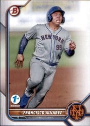 2022 Bowman 1st Edition Base Set Francisco Alvarez #BPPF-53 card