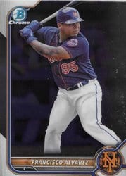 2022 Bowman Chrome Prospects Francisco Alvarez #BCP-184 card