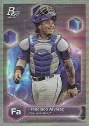2022 Bowman Platinum Precious Elements Francisco Alvarez #PE-20 card