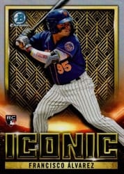 2023 Bowman Chrome Iconic Francisco Álvarez #BI-25 card