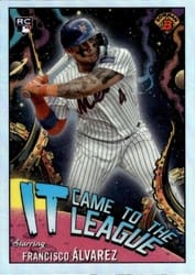 2023 Bowman Chrome It Came to the League Francisco Álvarez #CFL-3 card