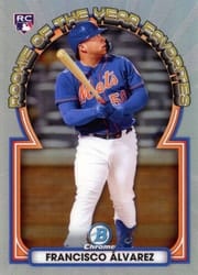2023 Bowman Rookie of the Year Favorites Francisco Alvarez #ROYF-2 card