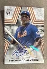 2023 Topps Baseball Stars Autographs (Series 1) Francisco Alvarez #BSA-FA card