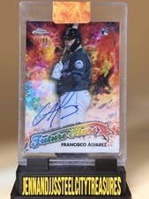 2023 Topps Chrome Logofractor Edition Future Stars Autographs Francisco Álvarez #FSA-FA card
