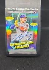 2023 Topps Cosmic Chrome Extraterrestrial Talent Autographs Francisco Álvarez #ETA-FA card