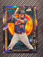 2023 Topps Cosmic Chrome Planetary Pursuit Sun Francisco Álvarez #PPS-5 card