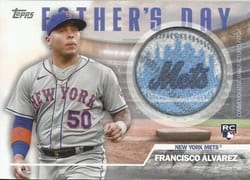 2023 Topps Father's Day Commemorative Team Patches Francisco Alvarez #FD-FA card