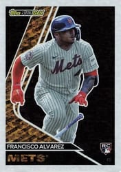 2023 Topps Update Black Gold Francisco Alvarez #BG-16 card