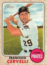 2017 Topps Heritage Base Set Francisco Cervelli #13 card